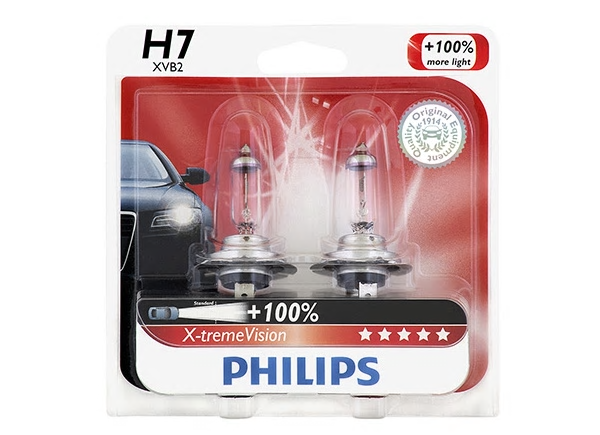 Phillips X-Treme Vision High Performance H7 Halogen Bulb Set